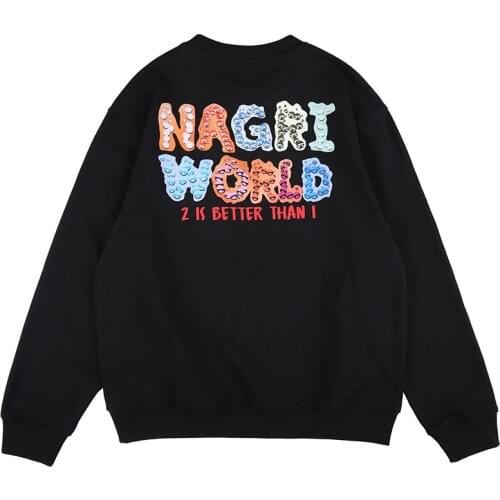 Colorful Letter Beauty Female Print Mens and Womens Sweatshirt Harajuku Hip Hop Casual Oversize Hoodies Stranger Things Hoody