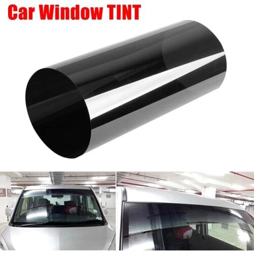 20cmx150cm Car Window Tint Film for Car Windscreen Black Solar Film Anti-UV Sun Shade Car Solar Protection Sticker Film