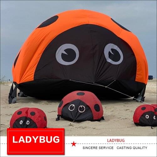KITE landscape ladybug soft inflatable kite pendant for kids and audlts outdoor fun toys for kite festival