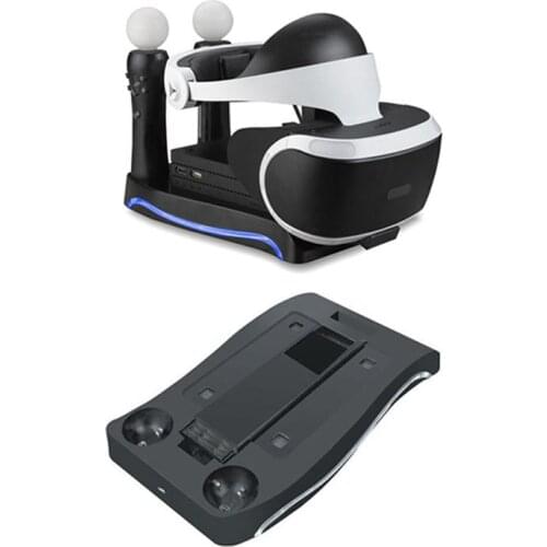 4 in 1 Controller Charging Dock Charger Stand For PS4 PS Move VR PSVR Joystick Gamepads For PS VR Move PS 4 Games Accessories