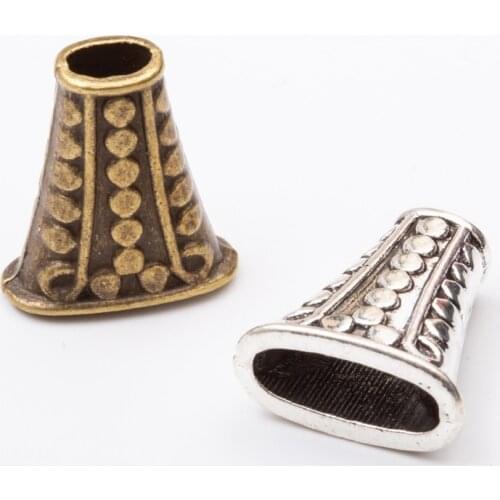 14pcs Tassel Bead Cap Vintage zinc alloy metal pendant charms for diy jewelry making 5647