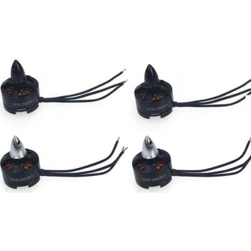 2 Pairs 1806 2400KV CW CCW Mini Multi-rotor Motor Brushless Motor for QAV250 FPV KK 260 RC Quadcopter 4-Axis Aircraft F10819-B