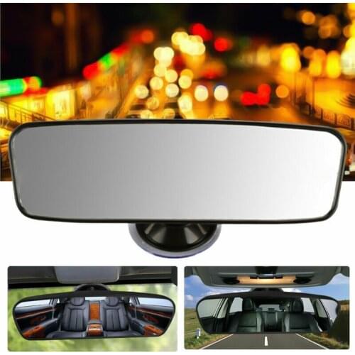 200*60mm Interior Suction Cup Mounting Mirror Universal Car Caravan Van Rear View Mirror Car Auto Mirror Accessories