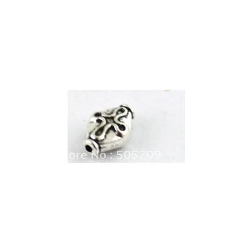 200pcs Tibetan silver Cross pot spacer beads A8503