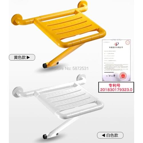 High quality Antiskid Bathroom folding shower stool toilet elderly Shower Seats folding shower chair folding shower stool