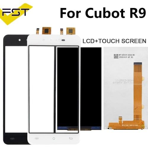 5.0''For Cubot R9 LCD Display with Touch Screen Digitizer For CUBOT R9 SENSOR LCD Mobile Phone Accessories With Tools Adhesive