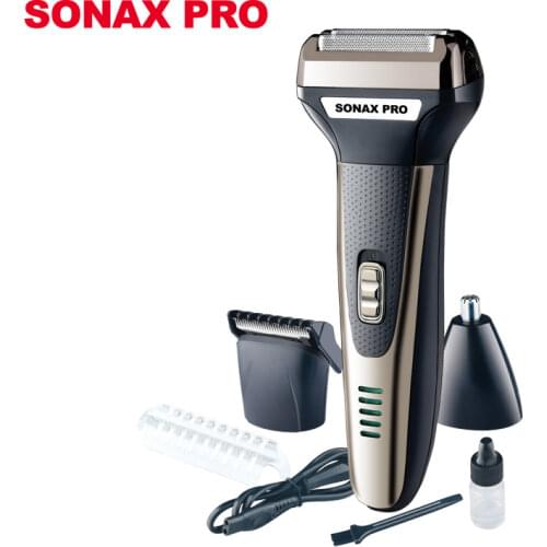 Electric Shaver Twin Blade Reciprocating Beard Razor Shaving Machine Haircut Nose Hair 3 in 1 Multi-function Razor Trimmer