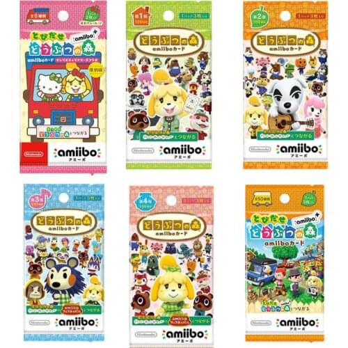 Nintendo Animal Crossing amiibo Cards 1 2 3 4 New Leaf Marshal amiibo for NS New Horizons Wii U 3DS Made in Japan