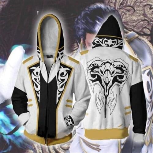 Fighting game Tekken Cosplay Costume zipper hoodie Cosplay men and women casual sports sweater New