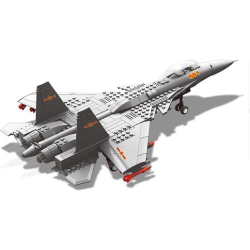 Wange JX001 model building kits city plane 1058 3D blocks Educational model & building toys hobbies for children