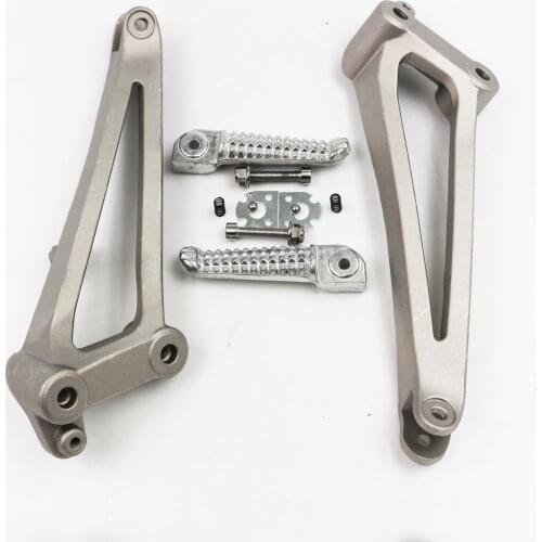 Motorcycle Rear Footrest Foot Pegs Pedal Mount Bracket Set For YZF-R1 2009-2014 2010 2011 2012 2013 YZF R1