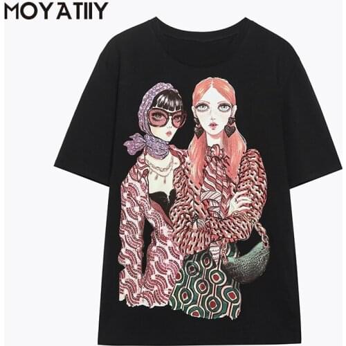 Женские летние футболки MOYATIIY China At AliExpress