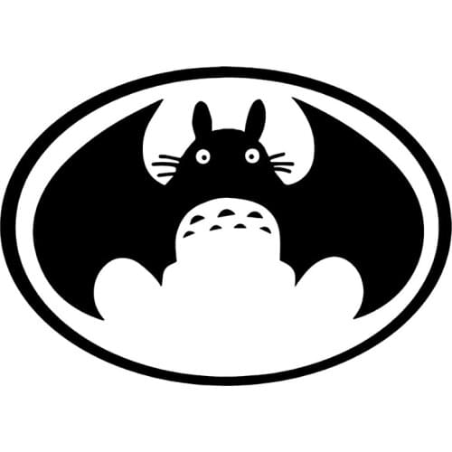 S50713# Various Sizes/Colors Car Stickers Vinyl Decal Cartoon Totoro V6 Motorcycle Decorative Accessories Creative