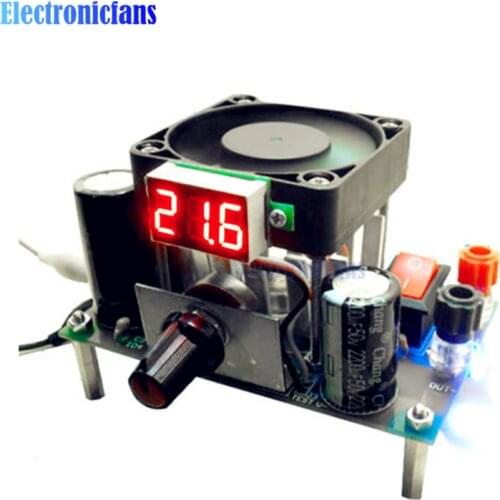 Max 3A 50W LM338K Step Down Buck Power Supply DIY Kit Digital Step-Down Module AC 1-25V DC 3-35V To 1.2-30V For Arduino