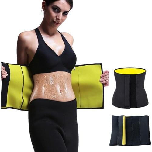 Plus Size Waist Trainer Body Shaper Tummy Slimming Belt Belly Fat Burning Corset Belt Gym Accessories Losing Weight Lumbar Belt