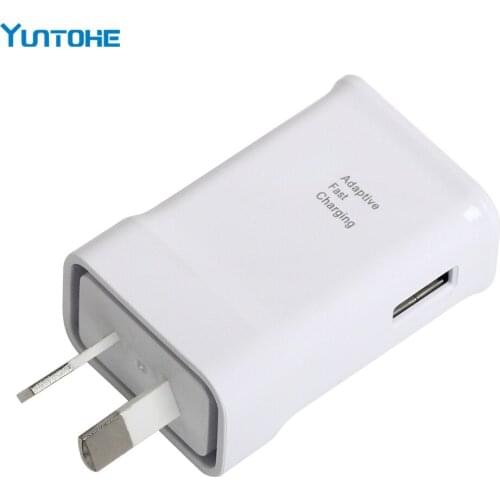 100pcs/lot 9V-1.67A 5V 2A US/EU/AU/UK Plug Fast Charging Travel Adapter Wall Fast Charger for S6 S7 S8 S9 Plus Note 5 8