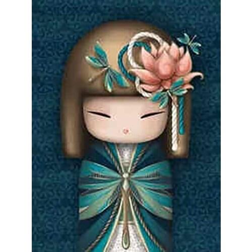 SNA 5D Diy Diamond Painting Girl Round Diamond Mosaic Cross Stitch Diamond Embroidery