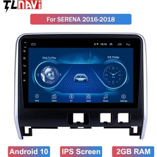 10.1" Android 10 for 2016 2017 2018Nissan Serena GPS Navigation System Head unit Bluetooth Wifi auto Radio WIFI