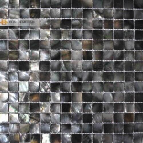 20 square meteres black mother of pearl tiles luxury tiles for kitchen backsplash and bathroom wall and floor