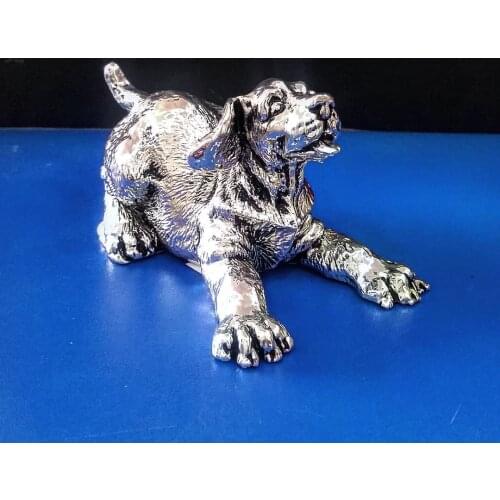 925 Sterling Silver Plated Dog