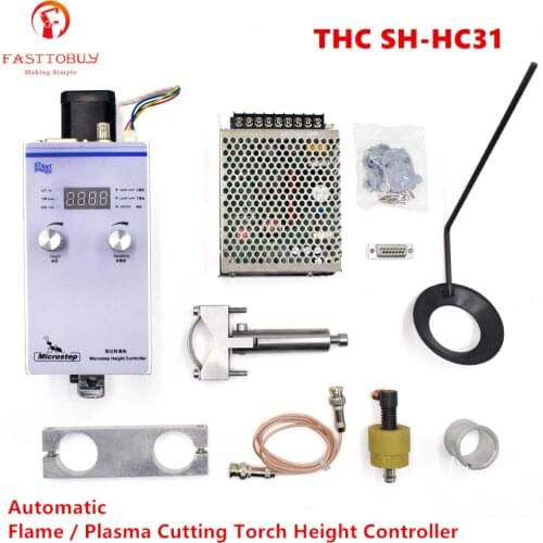 Automatic Arc and Cap Voltage 220V Input Plasma Torch Height Controller for CNC Plasma Cutter Cutting Machine THC SH-HC31