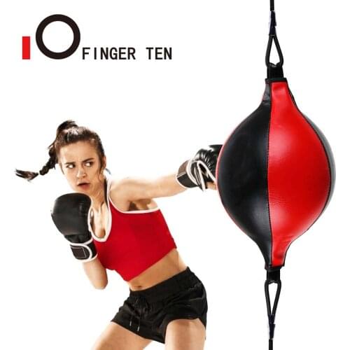 Punching Ball Boxing Bag Fitness Sports Tool Home Gym Training PU Equipment Muay Thai Exercise Reaction Speed Black White Red