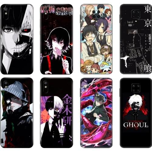 Black tpu Case For Xiaomi Redmi 7A 8 8A 9 9A 9C Case Redmi Note 8T 8 Pro T Note 9 9S 9 Pro Case Tokyo ghoul Anime
