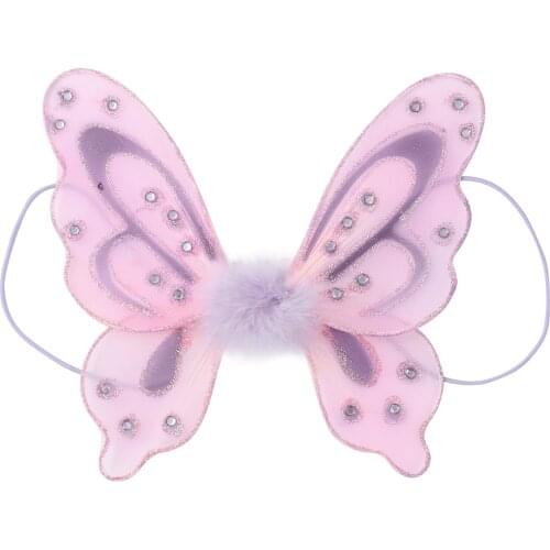 Fairy Elf Princess Angel Wings For Women Girls Halloween Party Cosplay Costumes Butterfly Wings Stage Performance Photography