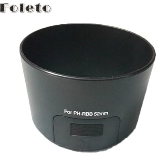 Foleto PH-RBB 52mm Camera Lens Hood for PENTAX boron (DAL50-200) Dal 50-200mm 52 mm PH RBB lens hood baynet lens protector