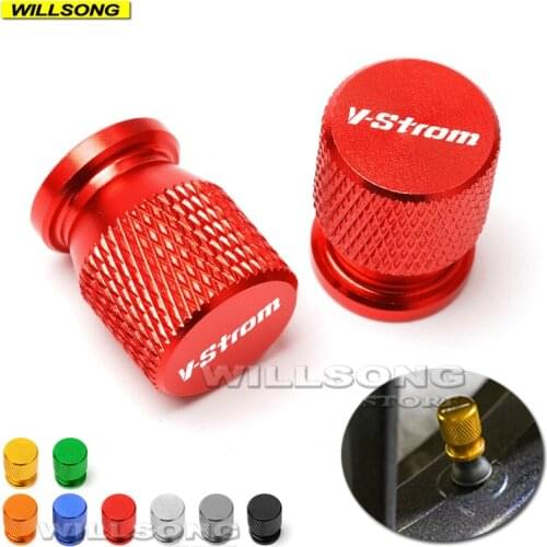 Wheel Tire Tyre Valve Air Port Stem Cover Cap Airtight Plug For SUZUKI V-STROM DL650 DL1000 XT/XP Motorcycle Accessories Logo