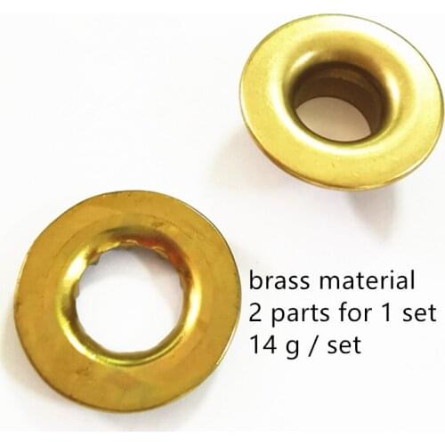 35 MM Brass material harder rolled rim plating colors with two rows claws on the Gasket 2 parts 15 MM inside diameter