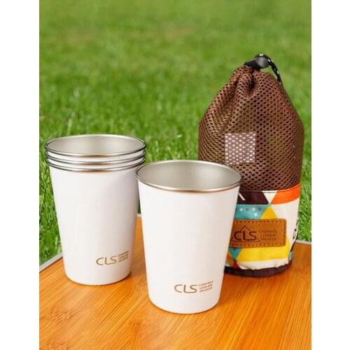 Summer Outdoor Stainless Steel Cups Tumblers Water & Cold Drink Cups For Camping Travel Beer Mug Water Bottle Thermos Coffee Mug