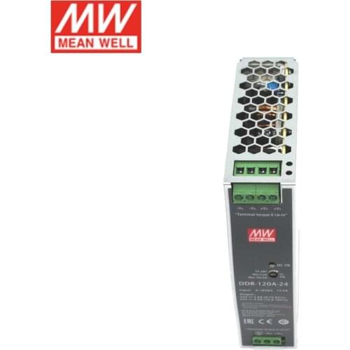 MEAN WELL DDR-120A-12 100W DIN Rail DC-DC Converter Input 9-18V DC to 12V DC 8.3A 100W meanwell Power Supply(12V dc to 12V dc)