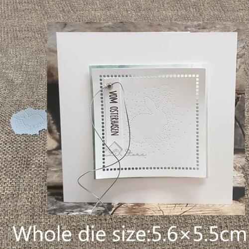 XLDesign Craft Metal Cutting Die stencil mold Easter rabbit frame decoration scrapbook Album Paper Card Craft Embossing die cuts