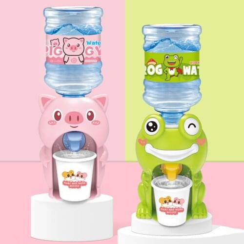 Mini Simulation Water Dispenser Water Juice Milk Drinking Fountain Play House Kitchen Toy For Kids Children Educational Toys