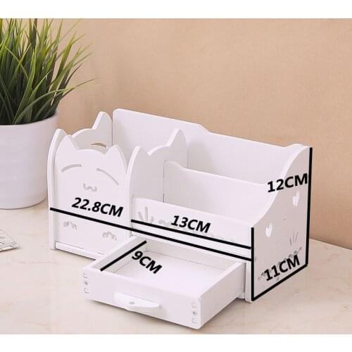 Pen Holder Organizer Storage Box Modern Student Desktop Pen Rack Office Supplies Multi-functional Large-capacity Creative