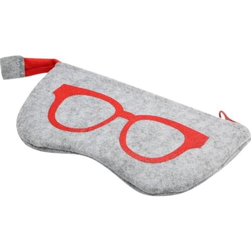 Portable Multifunctional Contact Lens Case Unisex Glasses Case Zipper Feel Soft Glasses Case Protector Sunglasses Case Coin Bag