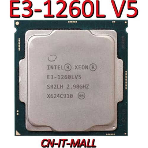 Intel Xeon E3-1260L V5 CPU 2.9GHz 8M 4 Core 8 Threads LGA1151 Processor