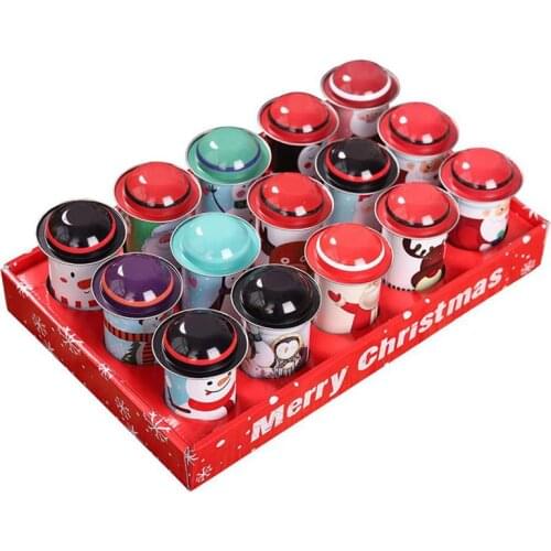 Christmas Candy Boxs Lovely Decorative Candy Tin Box Candy Storage Box Childrens Day Gift Christmas Supplies Random Style