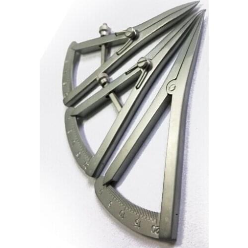 1 Piece Caliper 20mm Straight Ophthalmic Eye Instrument Tool Stainless Steel Ophthalmic Surgical Caliper