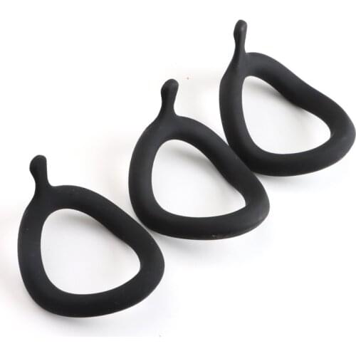 Silicone Scrotum Ring Penis Erection Cock Ring Delay Ejaculation Sex Toys For Men Ball Stretcher Male Chastity Device Cockring
