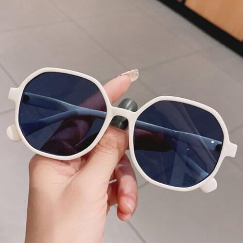 Luxury Brand Designer Retro Round White Sunglasses Women And Men High Quality Circle Sun Glasses Female 2021 Trendy Shades UV400
