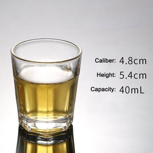 Heavy Base Shots Glass Chineses Style Drinking Tool Bar and Party Glass Tumblers SCIE999