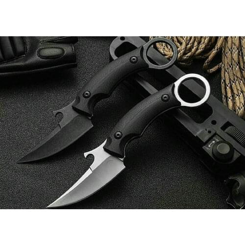 Trskt D2 PICOLOMAKO Tactical knife ,Camping knives Outdoor Rescue Survival knives EDC Tool With K Sheath,Dropshipping
