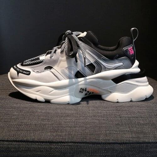 Womens running mens shoes couple shoes sneakers vulcanized fashion outdoor running thick-soled increased shoes