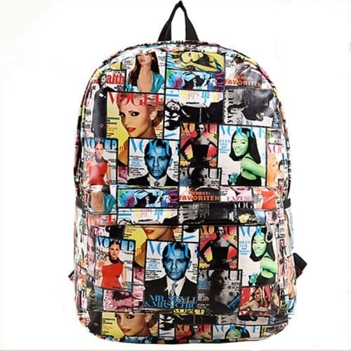 Paris Women Fashion Backpack Printing Backpack Anime Backpacks Mochila Portatil Mochila Cheap Stuff 3D Printing Travel