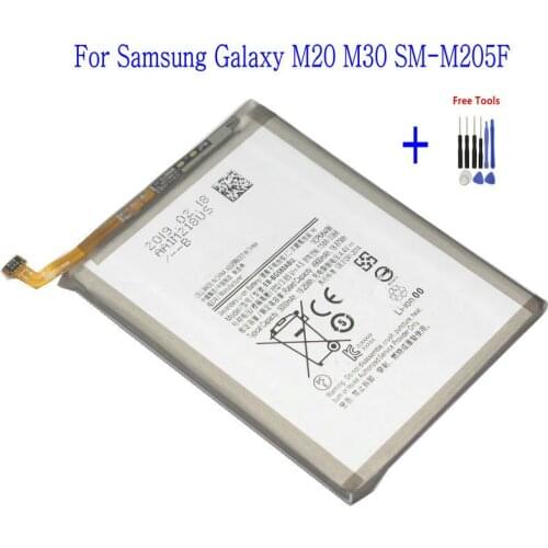 1x 5000mAh Replacement Battery EB-BG580ABU for Samsung Galaxy M20 SM-M205F M205FN M205G + Repair Tools kit