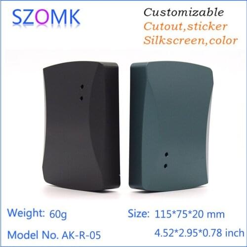 1 piece, fashion and hot sales plastic access box IC card reader enclosure 115*75*20mm plastic equipment enclosure project box