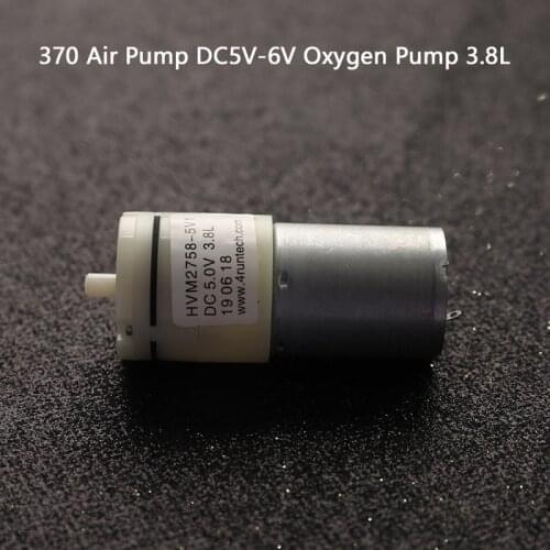 1pcs DC 5-6V Air Pump DC Small Mini 370 Motor Micro Air Aeration Oxygen Pump