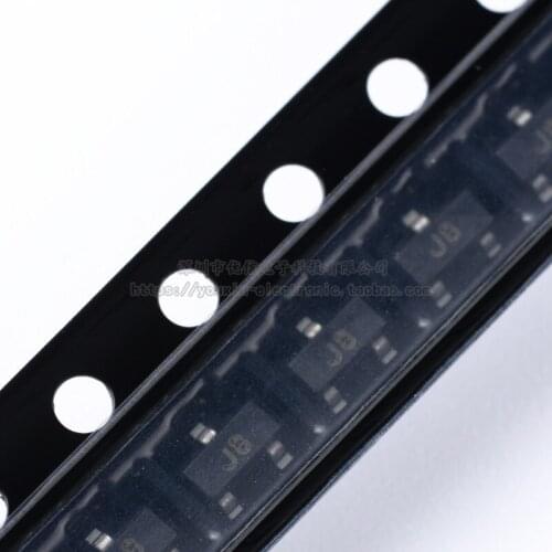 100pcs / 1 lot Original S9018 silk screen J8 SOT-23 NPN 15V 50mA SMD transistor